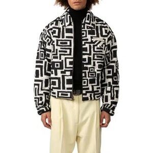 Raga Men's White and Black Jacket